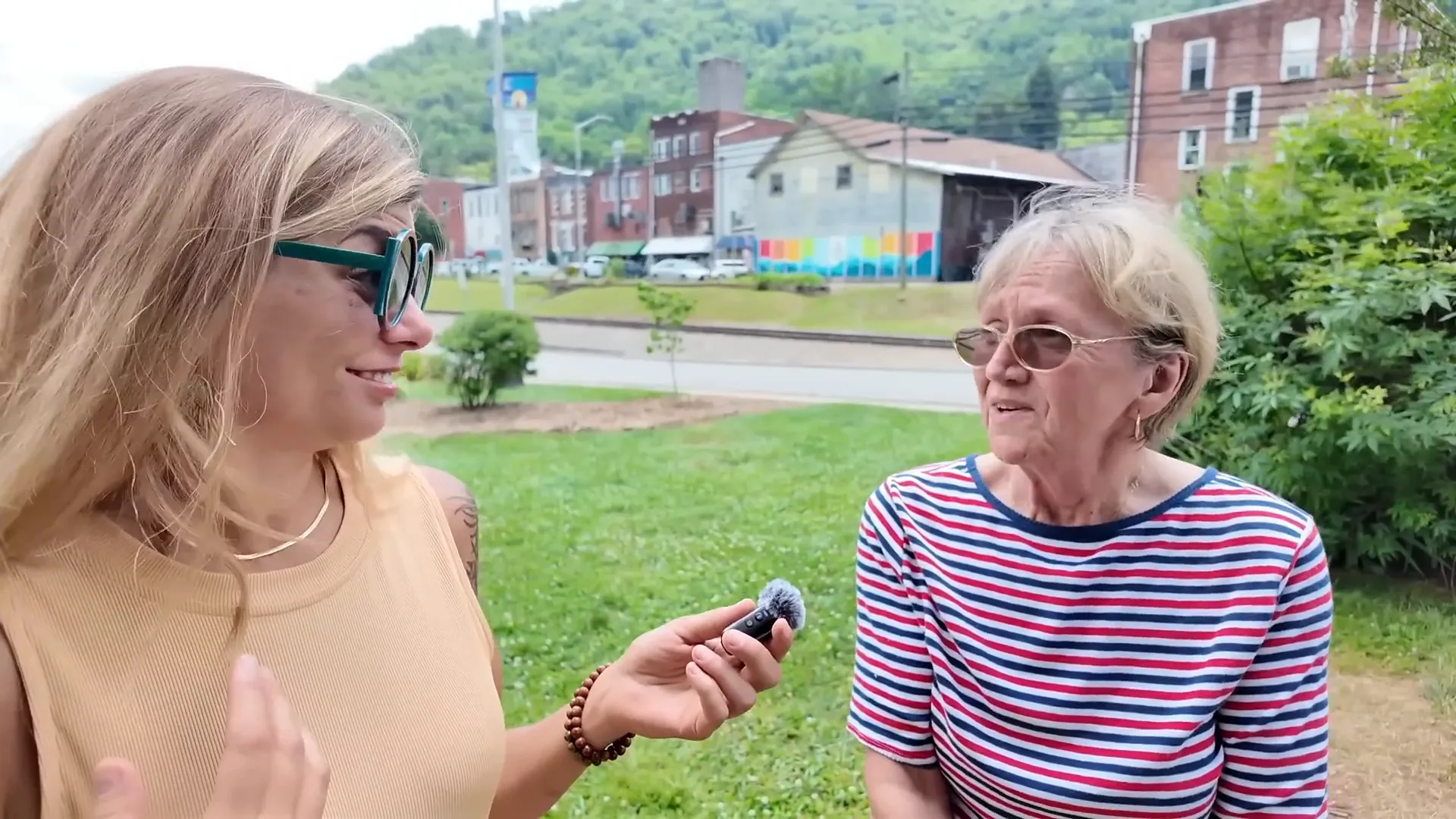 Local resident sharing experiences about living in Sylva