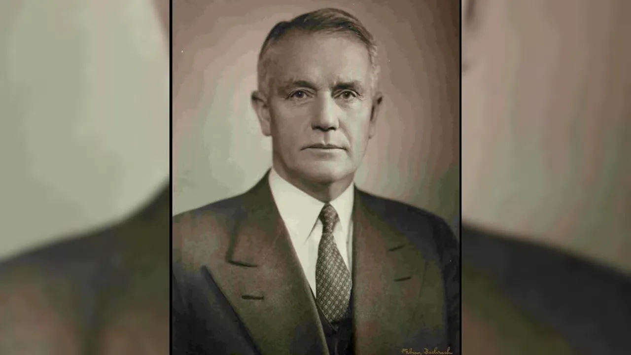 Portrait of Charles Oliver Wellington, founder linked to Wellington Florida’s origin