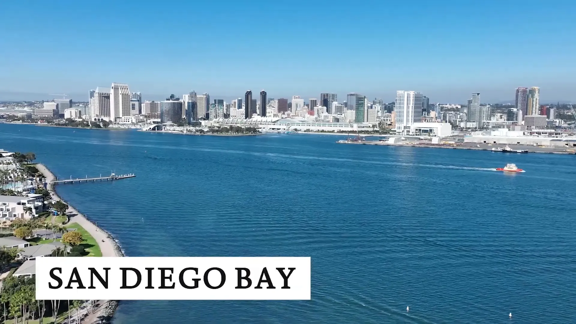 View of San Diego Bay from Point Loma