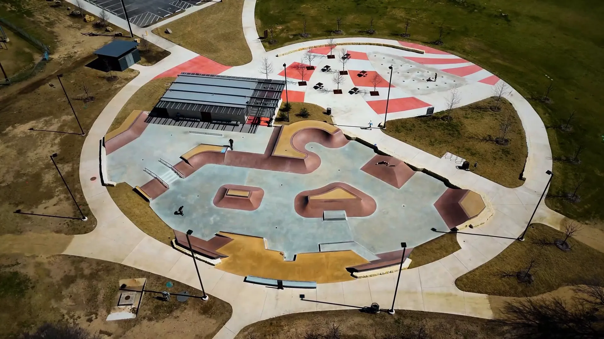 San Gabriel Park skatepark overview