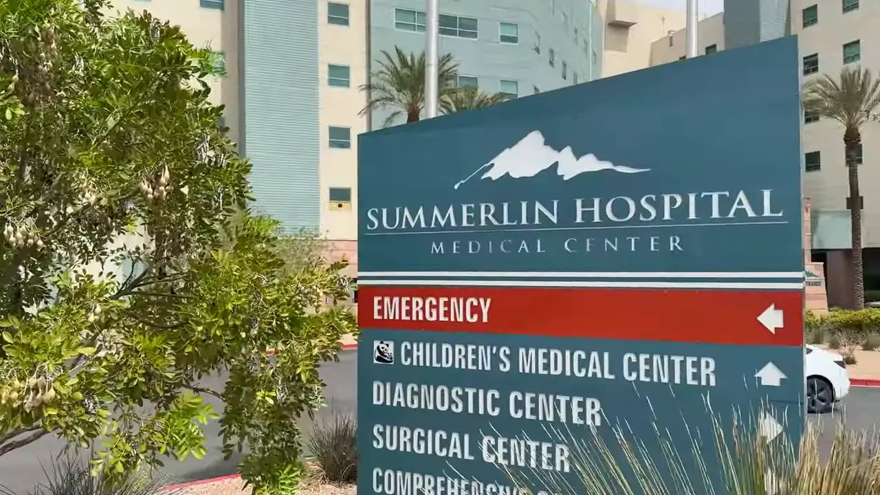 Summerlin Hospital Medical Center emergency department sign