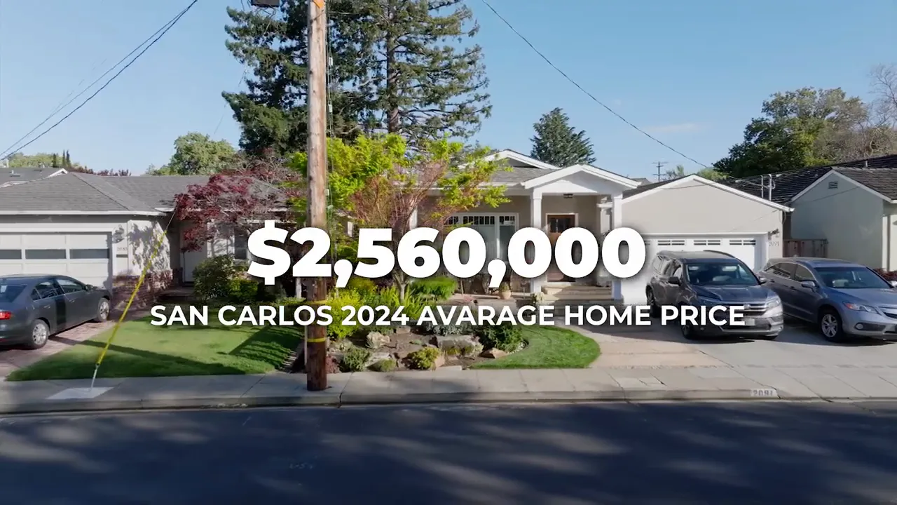 Single-family home frontage with large overlaid text reading 