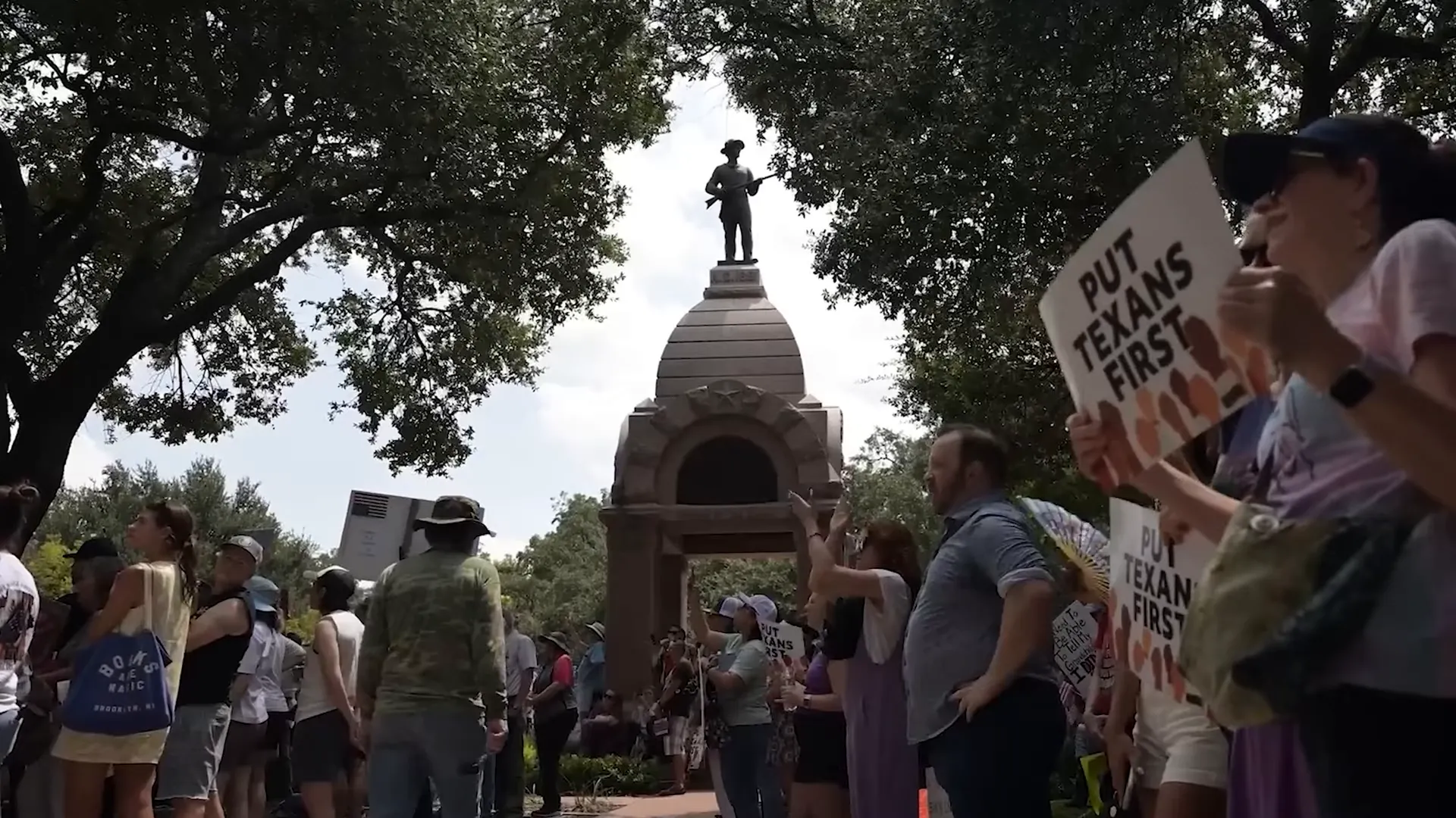 Campaign signage referencing housing affordability