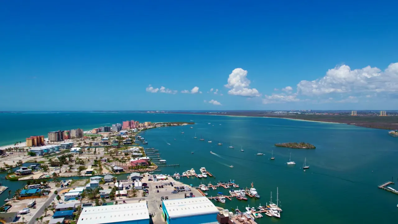Aerial view of Naples, Florida