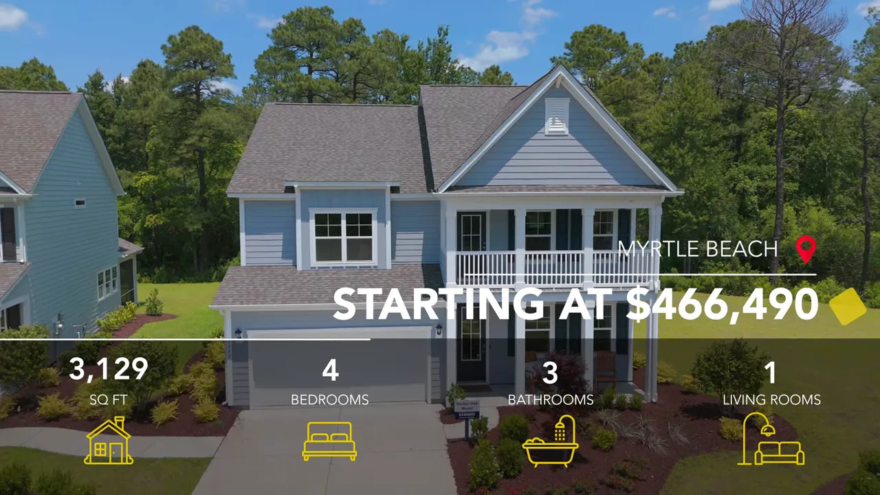 Front exterior of two story home with garage and covered porch