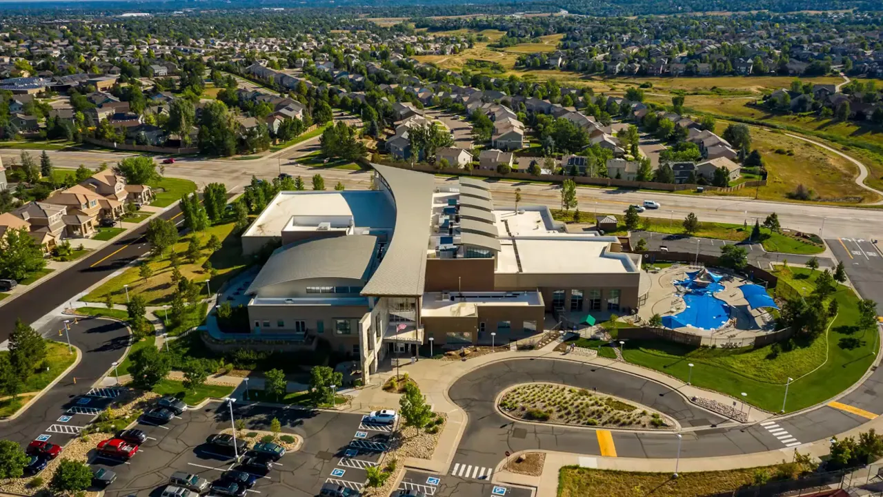 Aerial view of Denver Colorado
