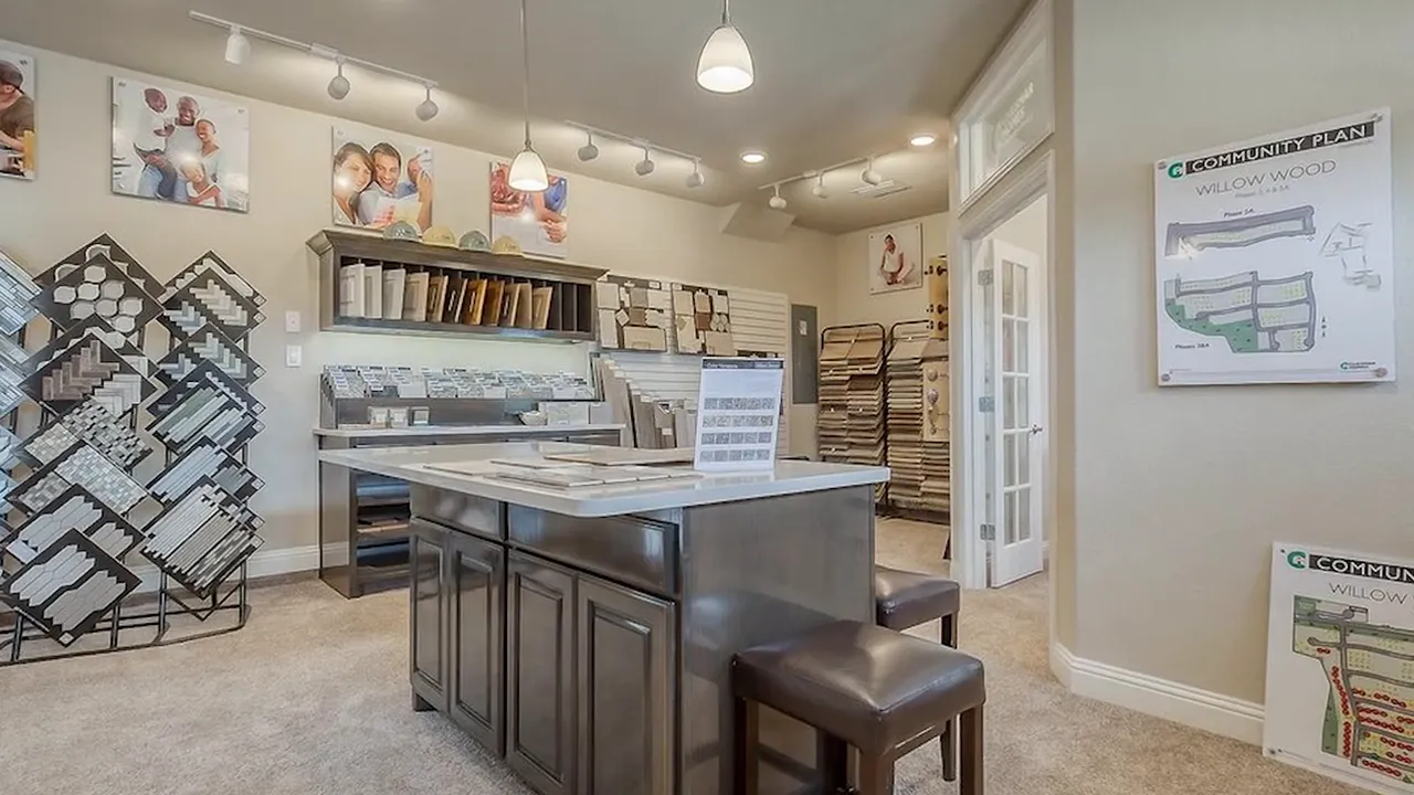 Designer meeting at Chesmar's in-model design center