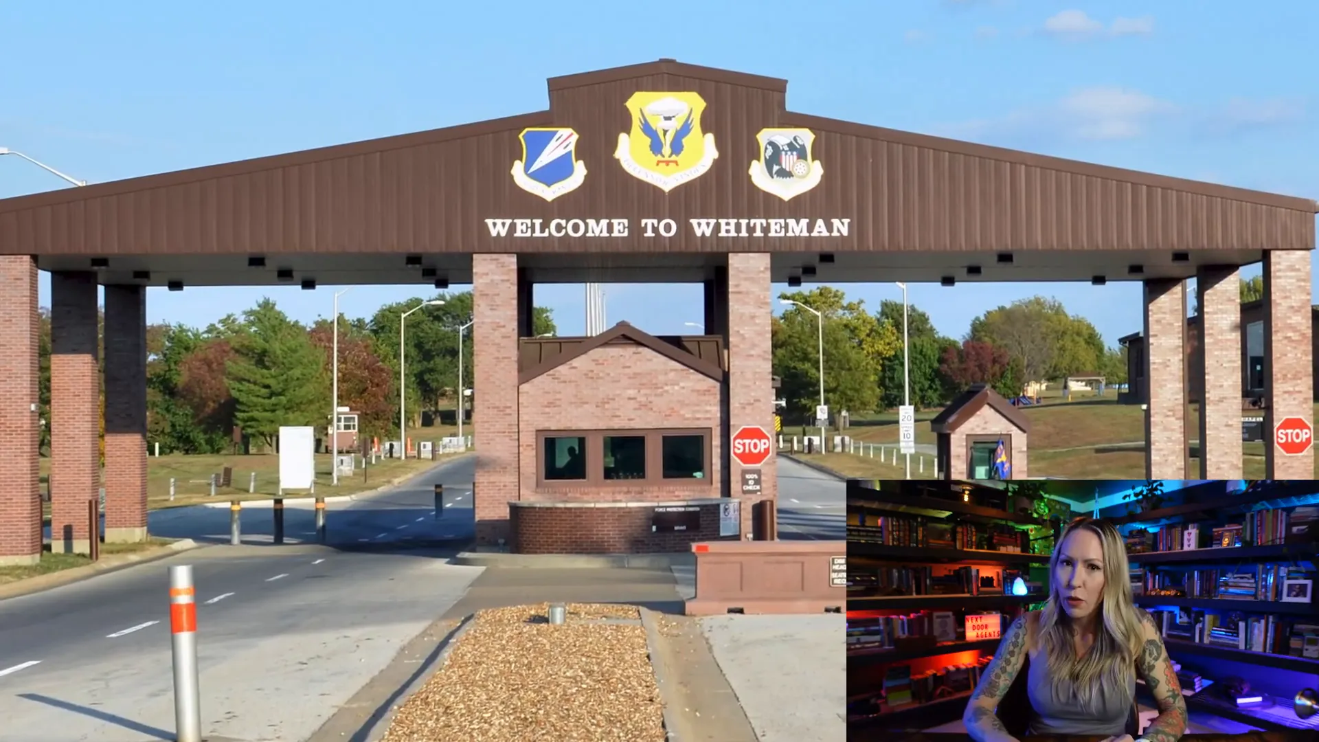 Whiteman Air Force Base B-2 bomber and military family support