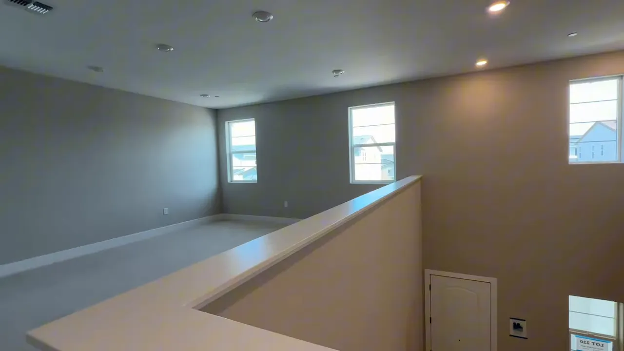 Oversized upstairs loft with large windows in Arbor Ranch home in Elk Grove CA