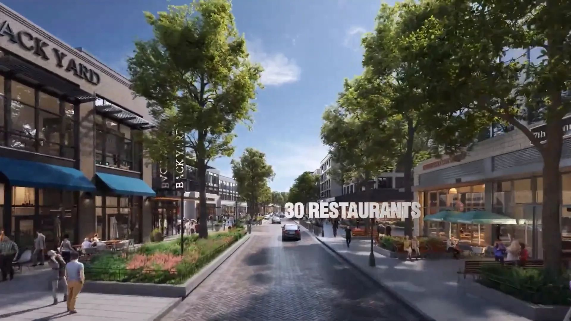 Fields West city within a city with golf cart pathways and waterfront trails