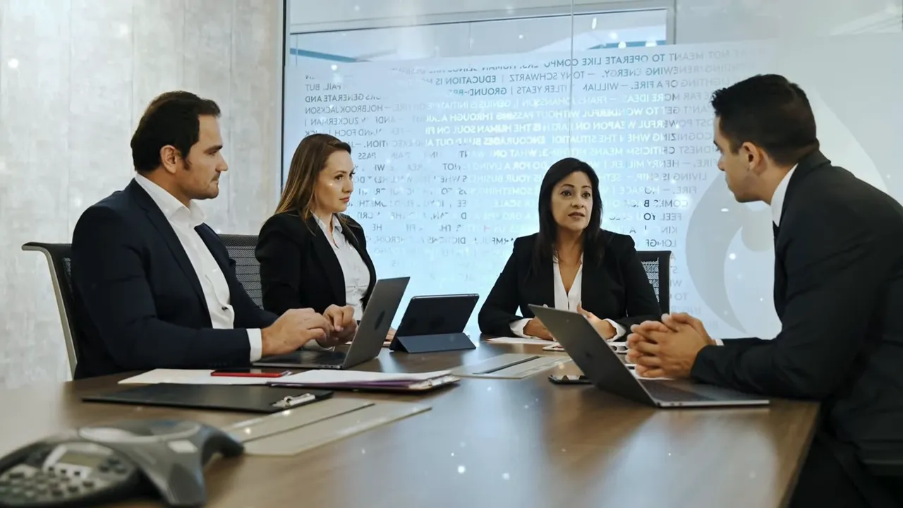 Builders and sales professionals in a meeting discussing new construction pricing across a community