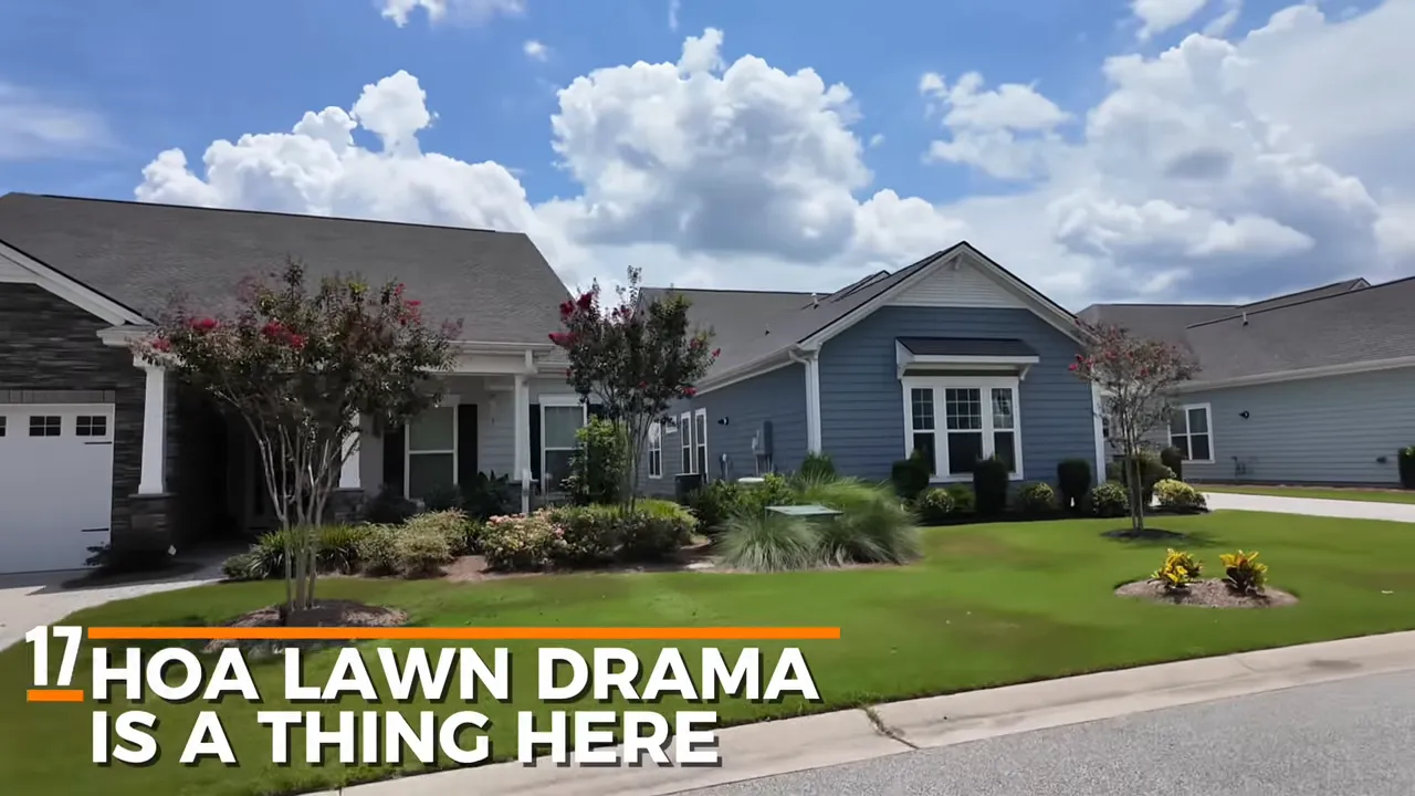 Notice of HOA lawn violation posted to a mailbox