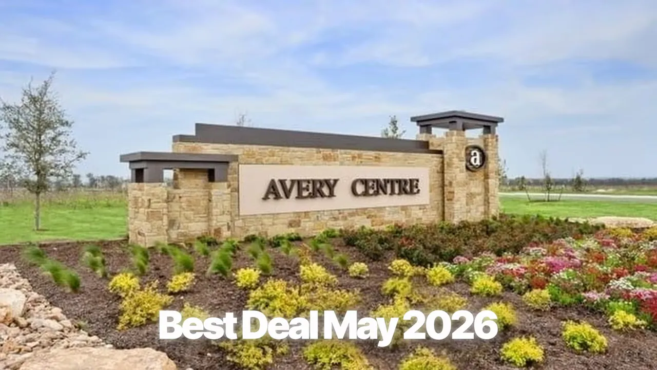 Avery Centre neighborhood entrance sign in Round Rock, Texas