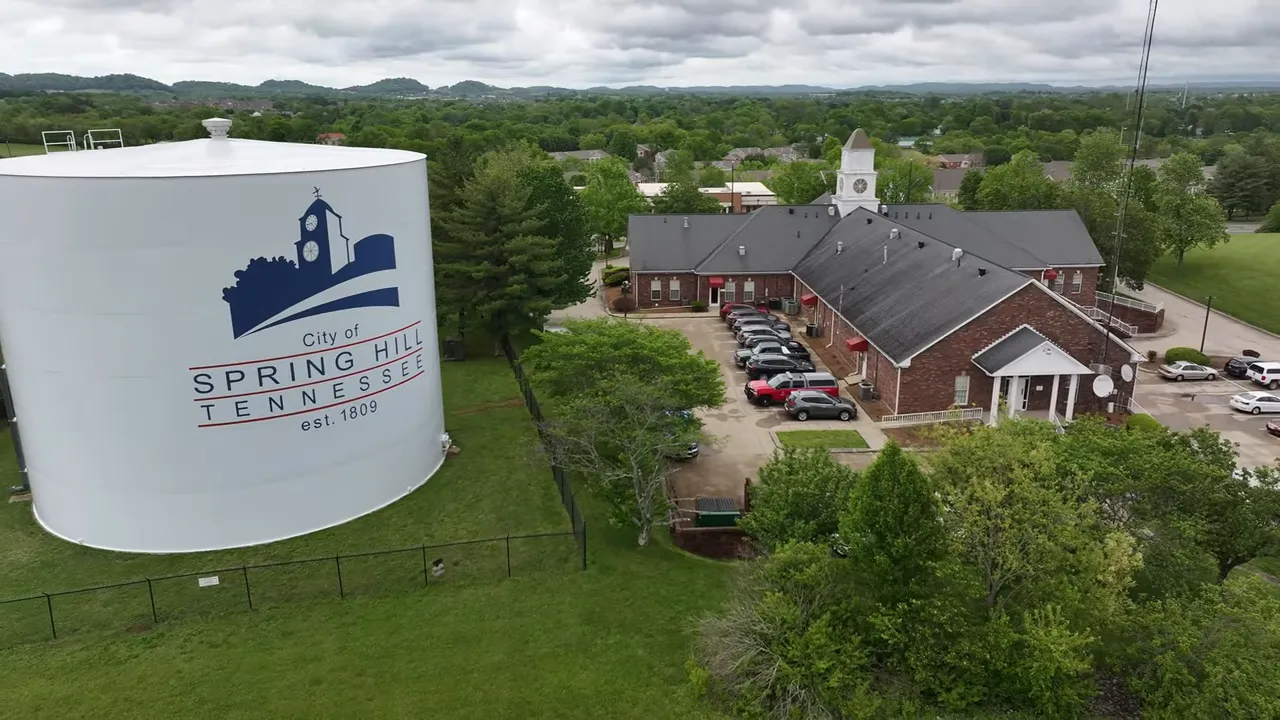 Spring Hill water tower