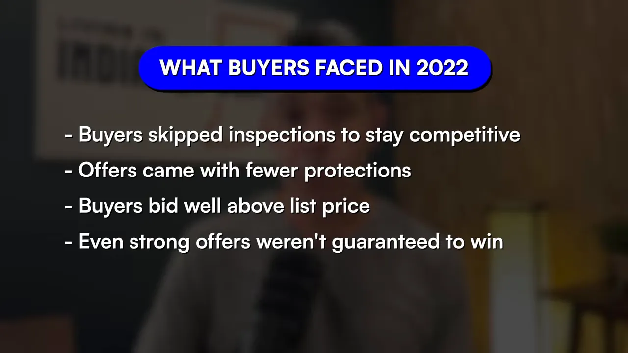 Slide listing buyer challenges in the 2022 housing market