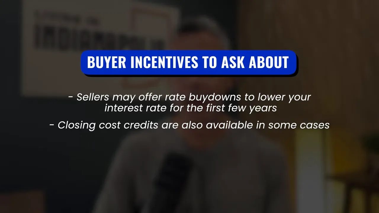 Slide titled buyer incentives to ask about