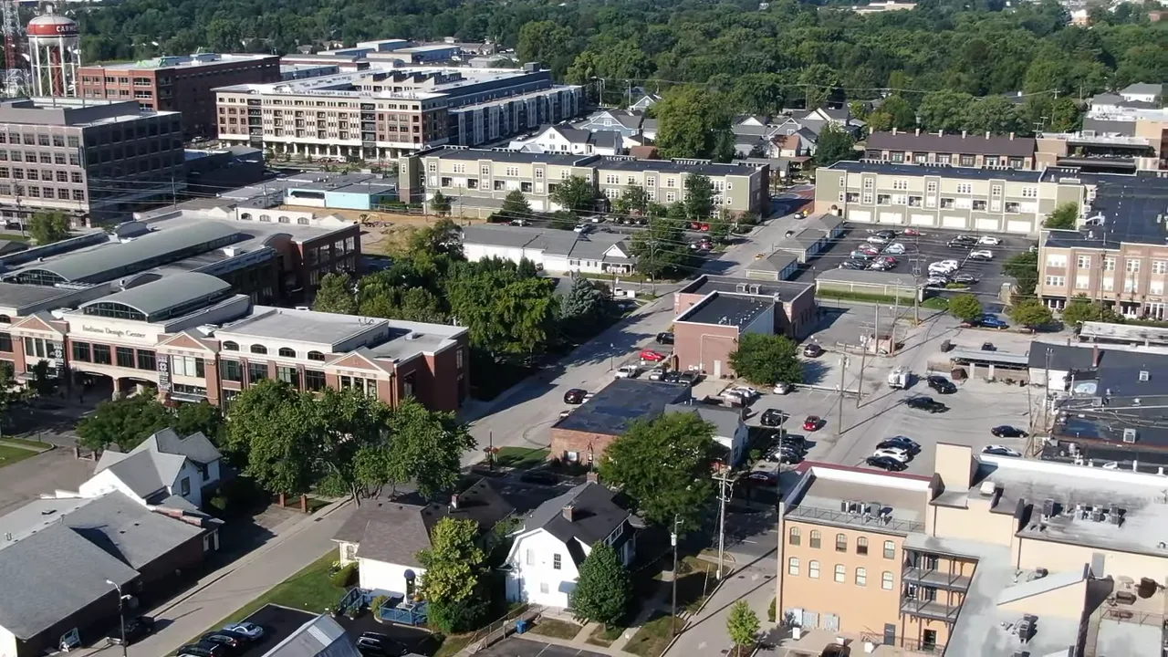 Carmel downtown and residential streets