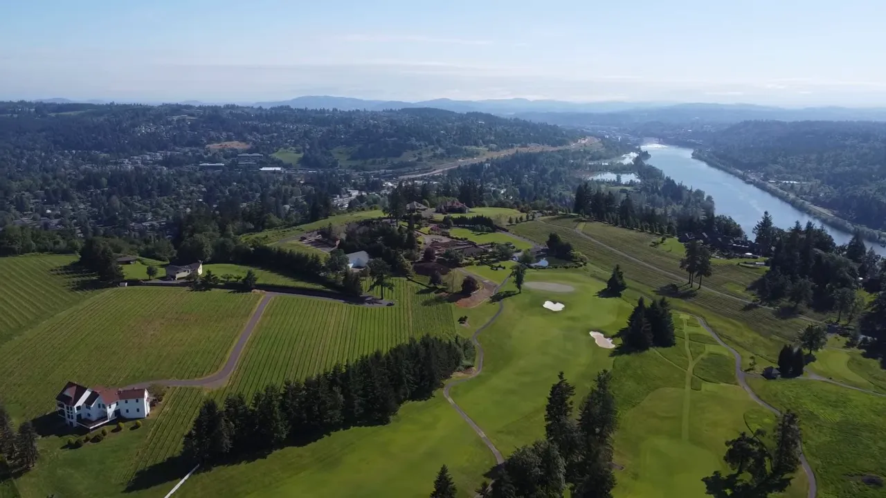 Aerial view of West Linn OR