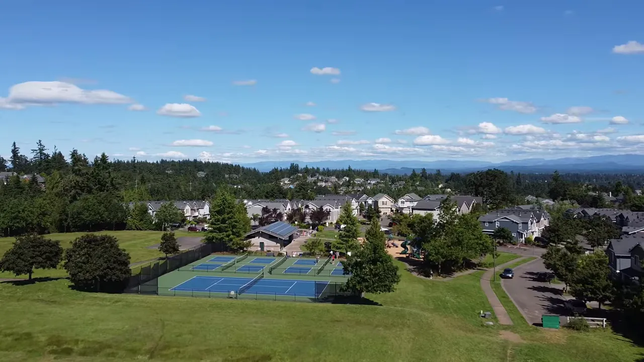 Aerial view of West Linn OR