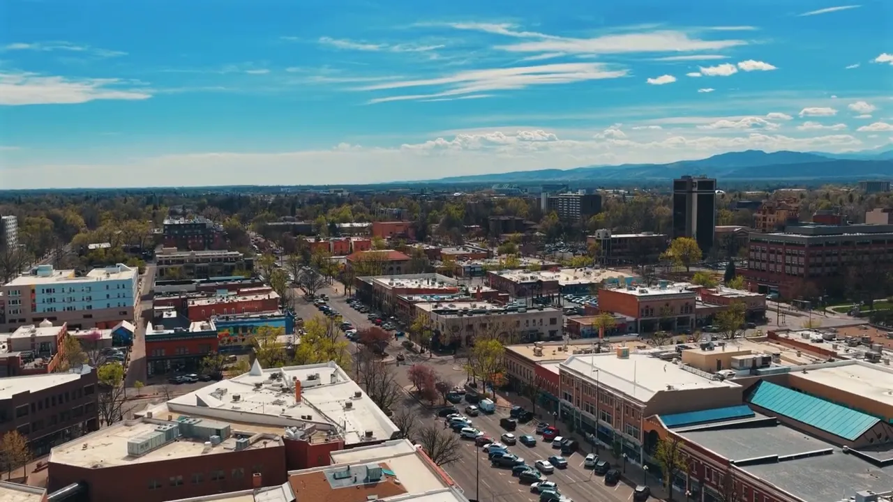 Aerial view of Colorado