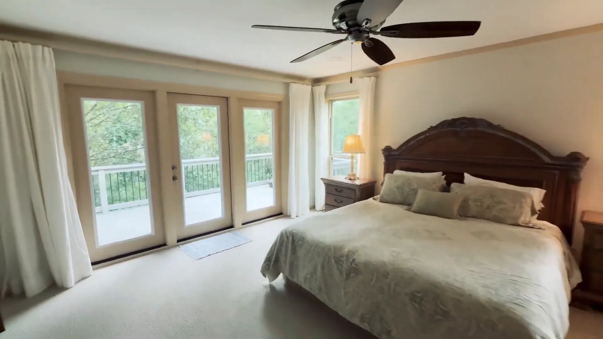 Primary suite with private patio