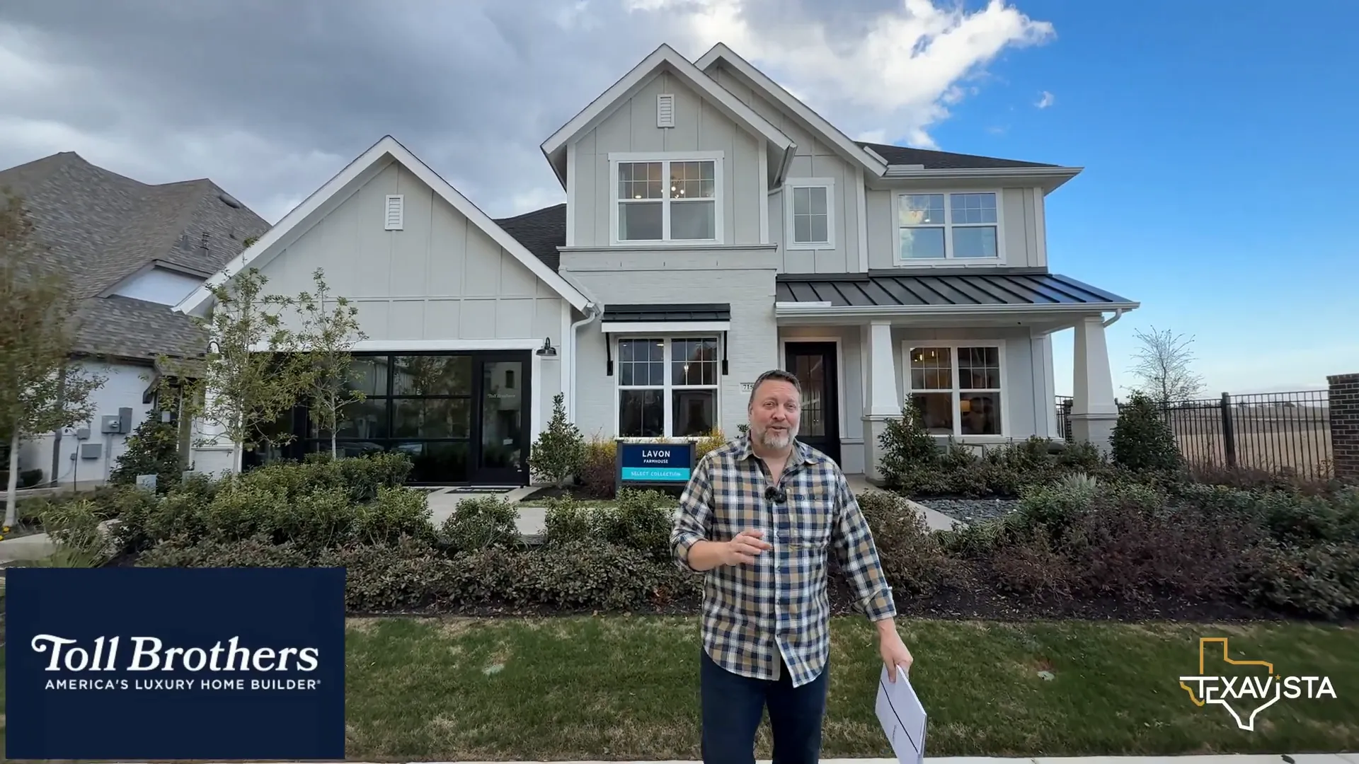 Toll Brothers Leavon model exterior in Aster Park