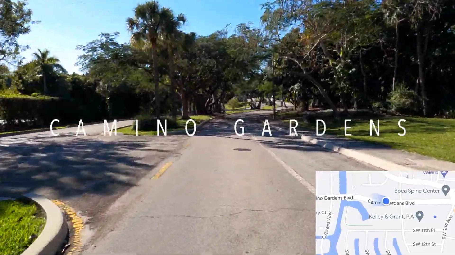 Drive through Camino Gardens