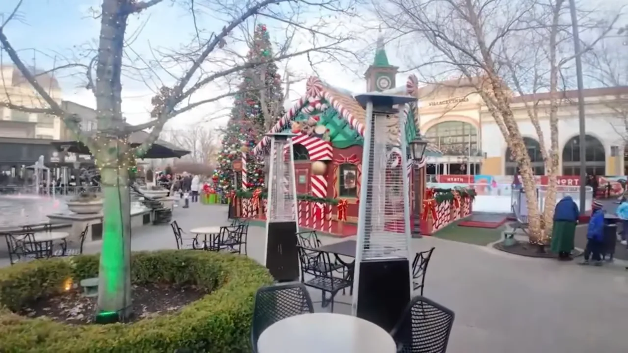 Festive decorations and event setup at The Village at Meridian