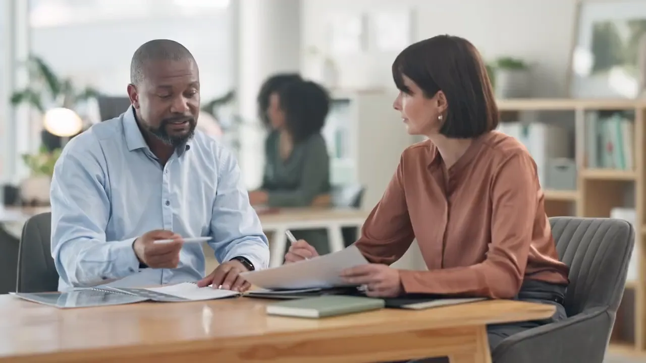 Preapproval checklist displayed on desk