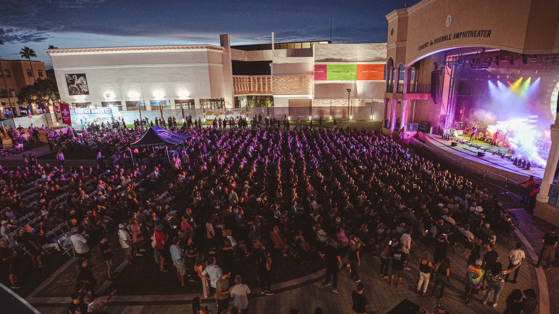 Outdoor concert at Meisner Park Amphitheater