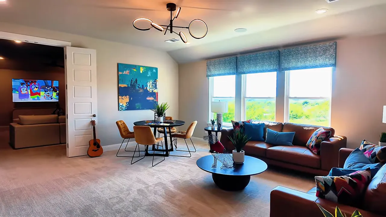 game room new homes in Forney TX