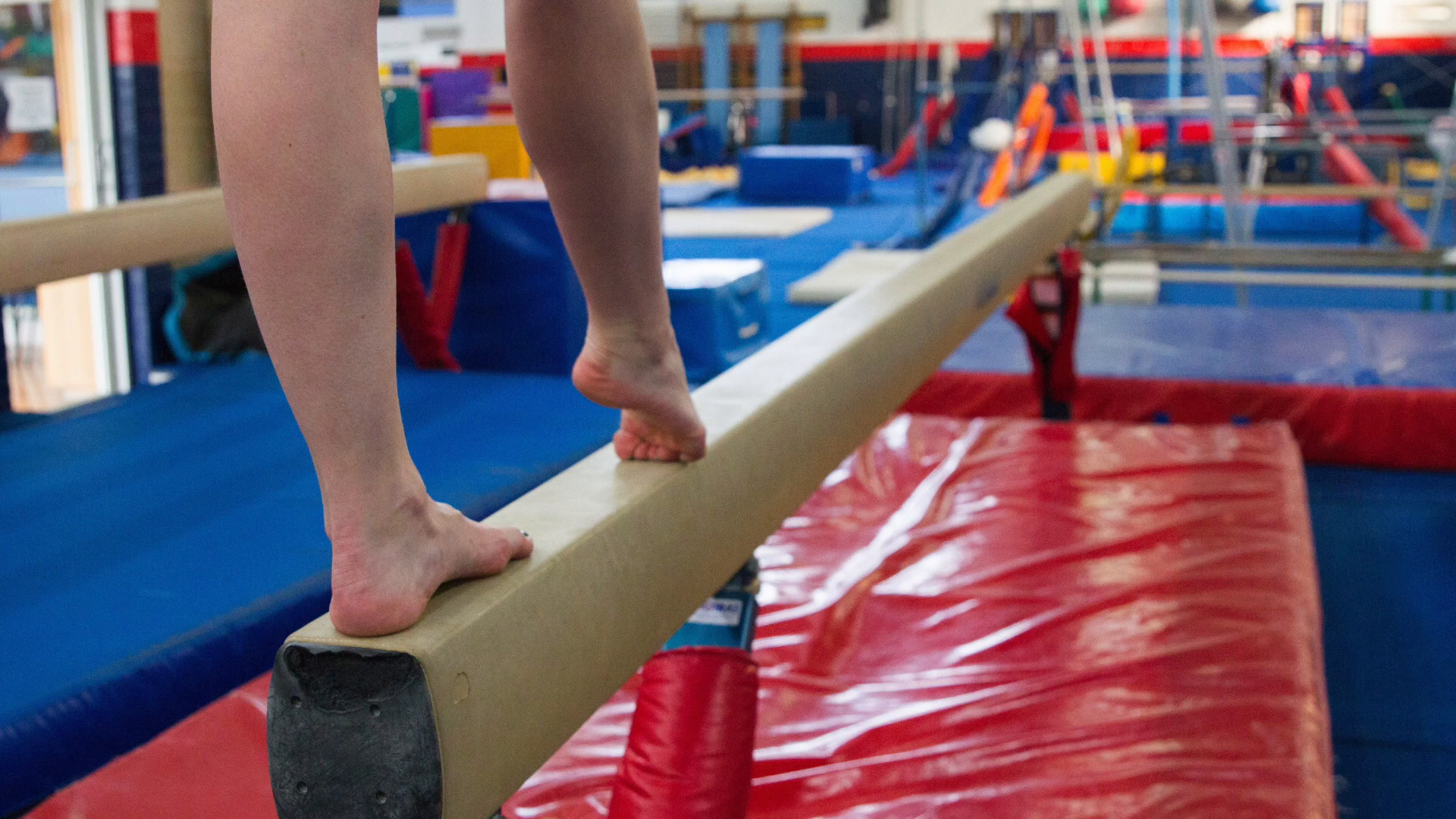 Children practicing gymnastics at The Little Gym