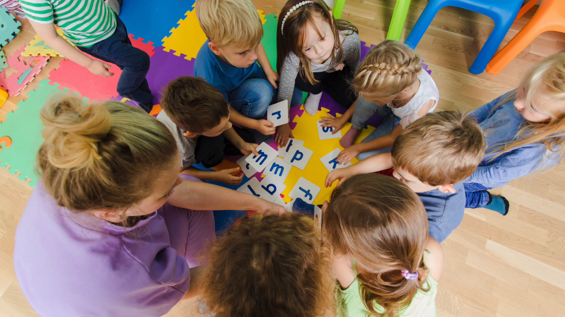 Kids playing at Kids Garden daycare