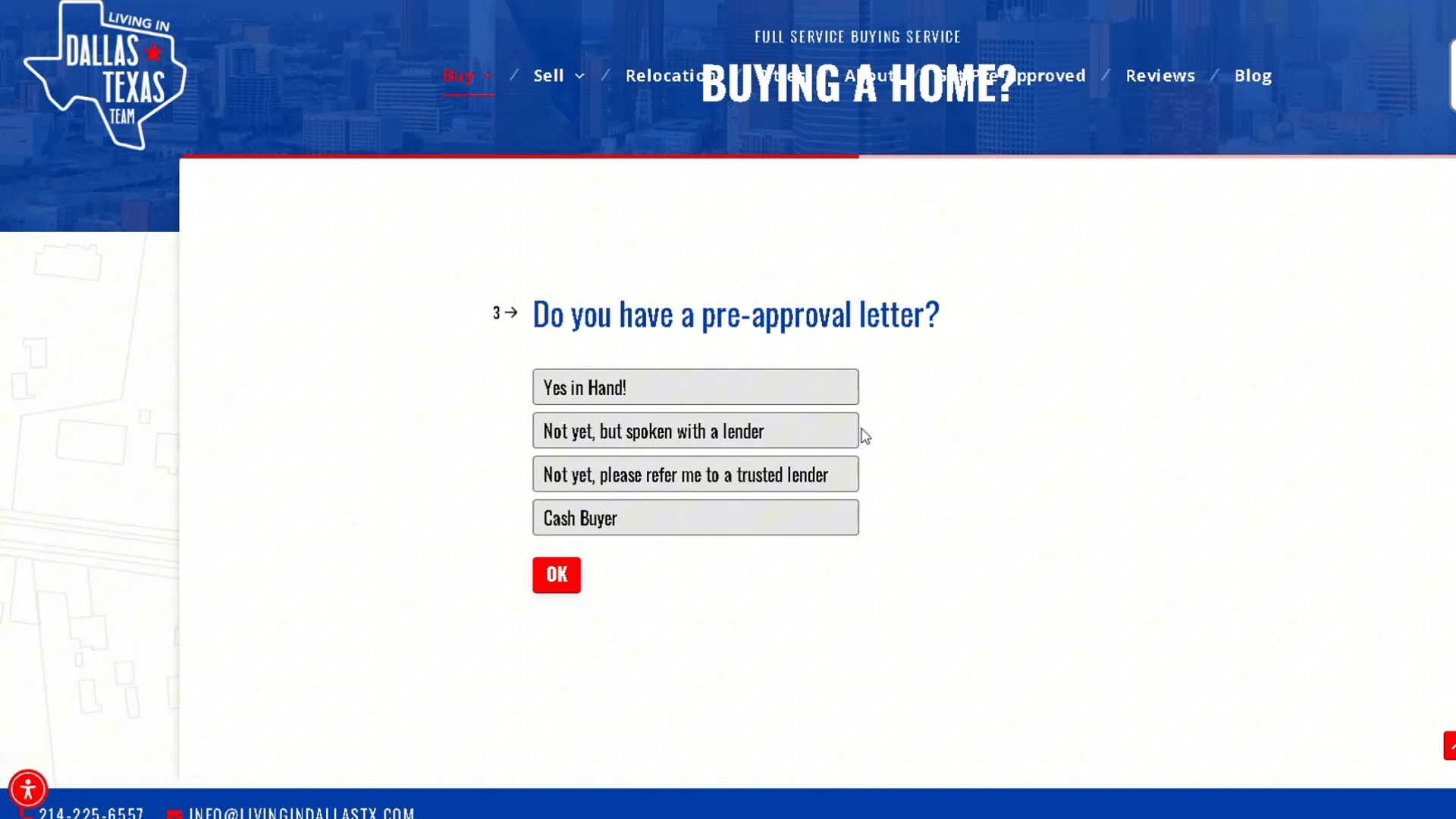 Example of a CRM dashboard used by real estate agents