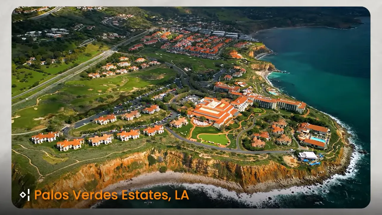 Aerial view of the Palos Verdes Peninsula