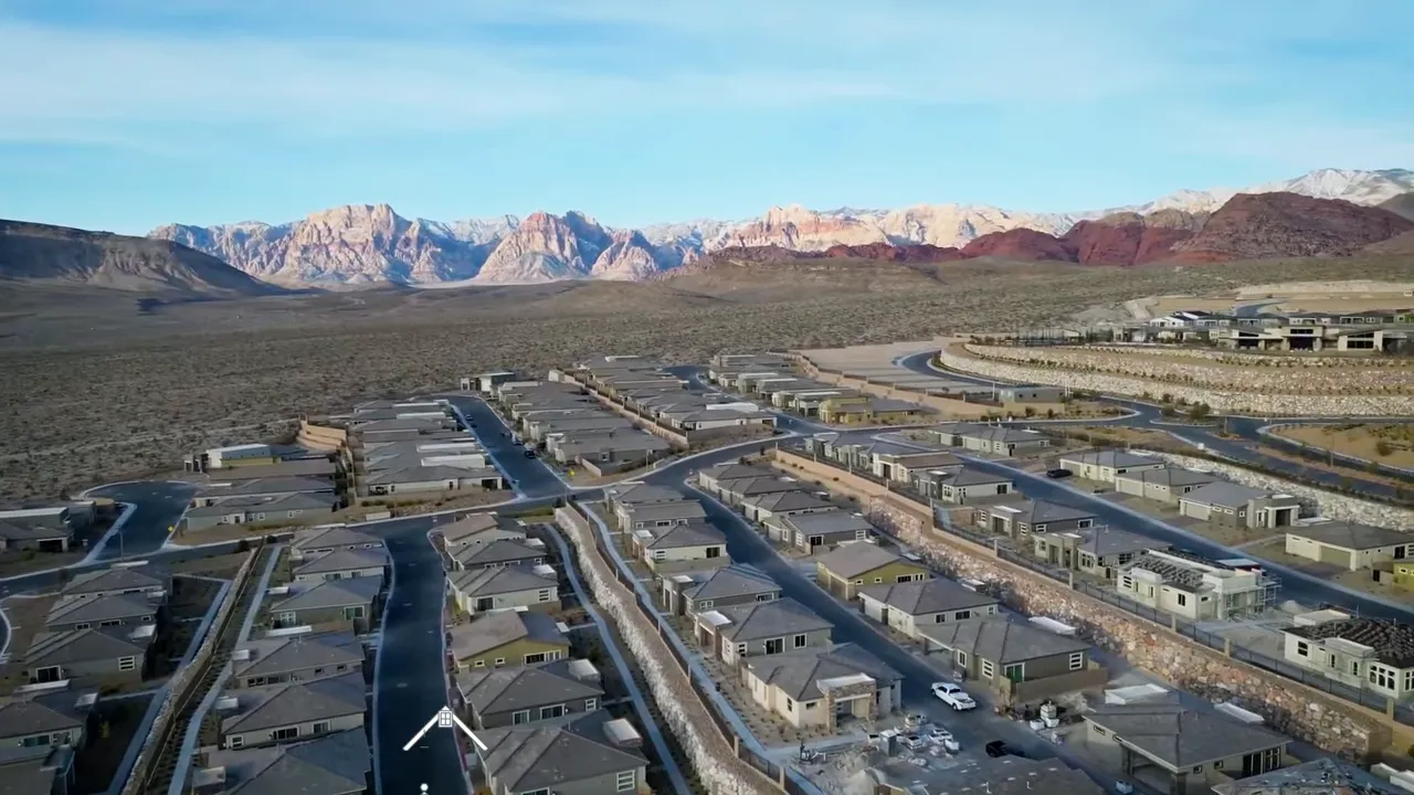 Desert home with Lock and Leave Communities Built for Travel text
