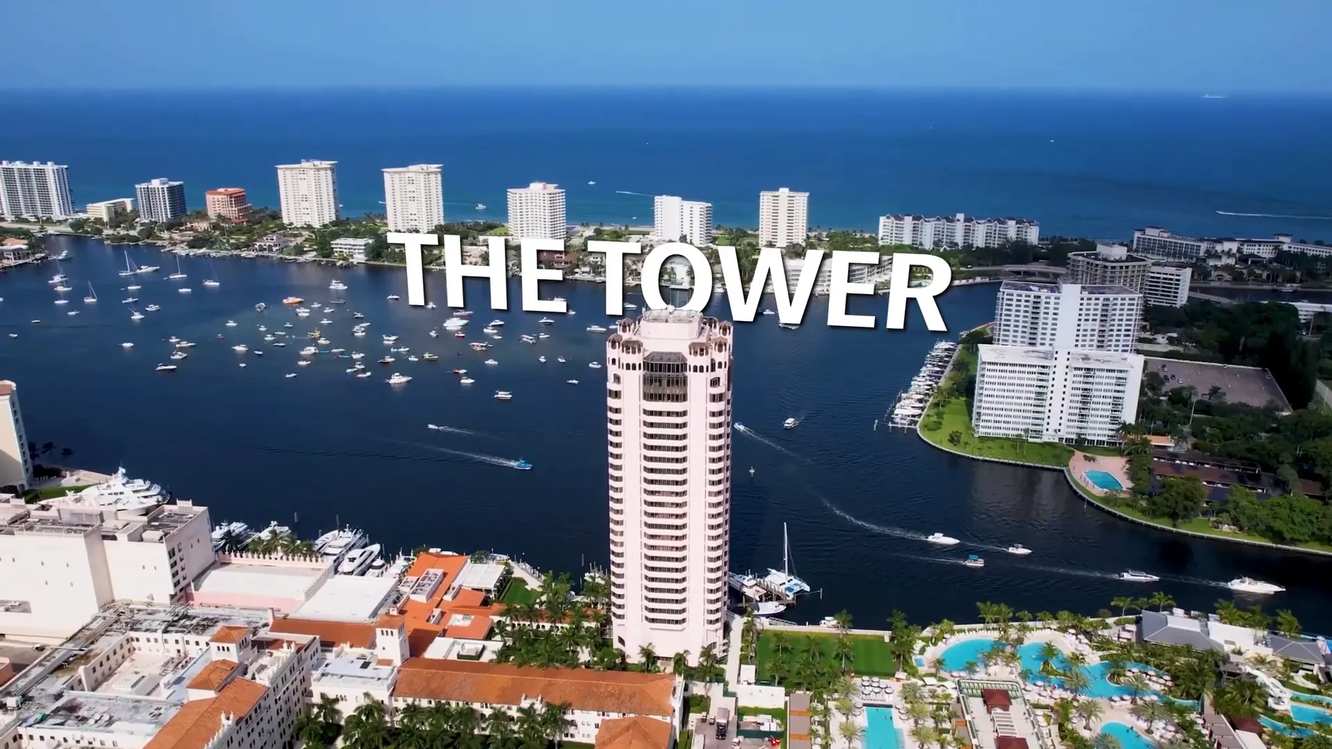 Exterior of the Tower with ocean and intracoastal vistas