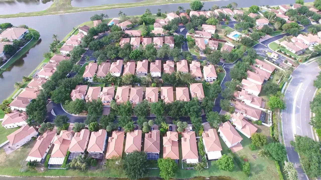Typical Mediterranean style home with pool