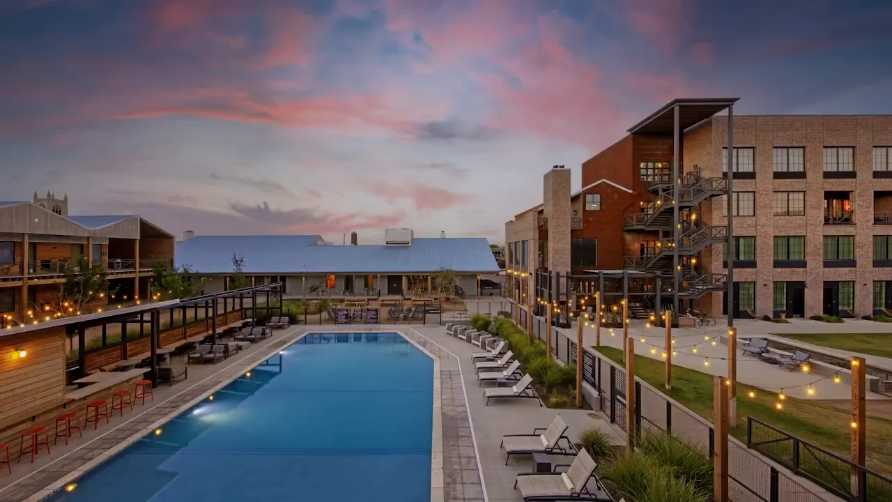 Cotton Court Hotel on Broadway in downtown Lubbock