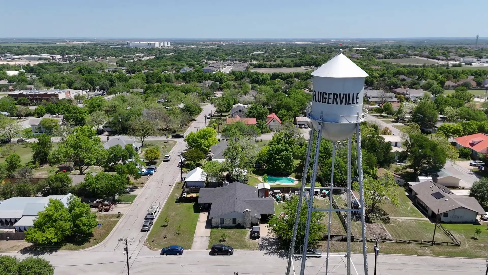 Pflugerville community park and new homes