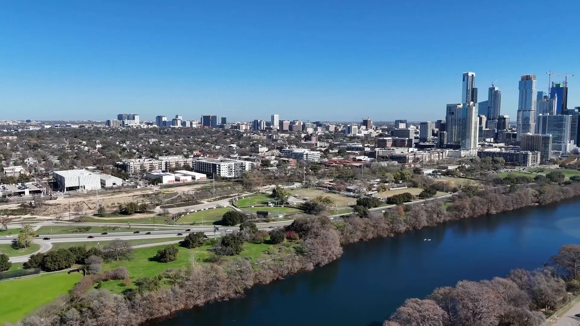 Paddleboarding on Lady Bird Lake
