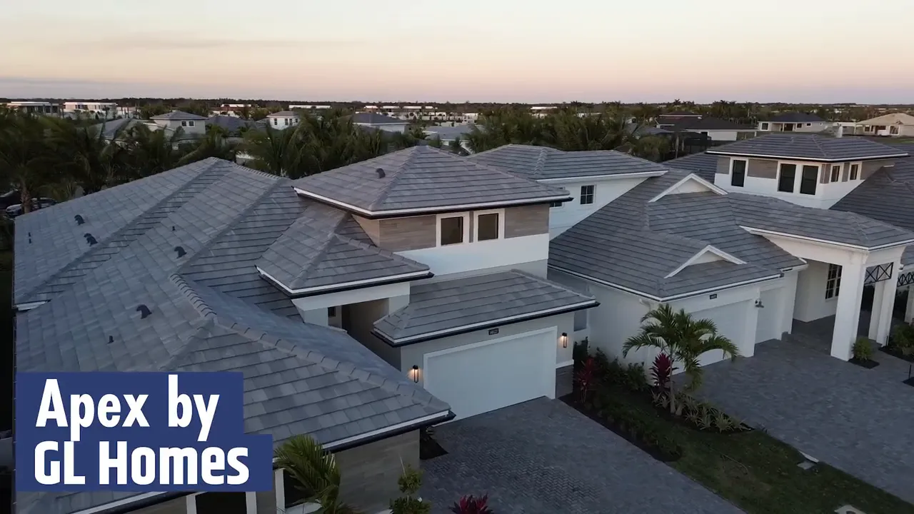 Aerial view of Apex by GL Homes in Avenir Palm Beach Gardens