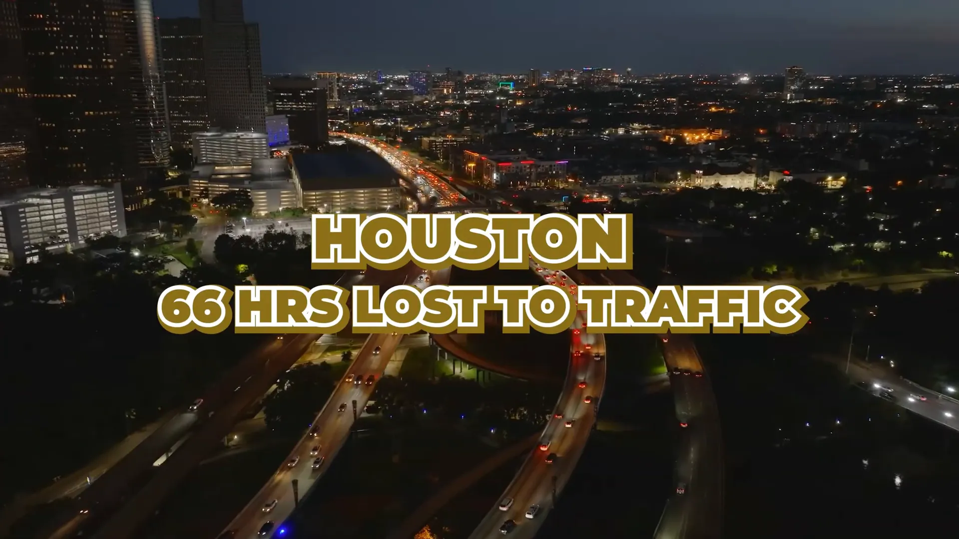 Texas traffic congestion hours and costs by city