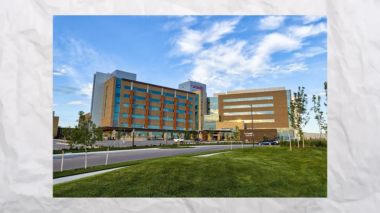 UCHealth Highlands Ranch Hospital exterior building in Highlands Ranch Colorado