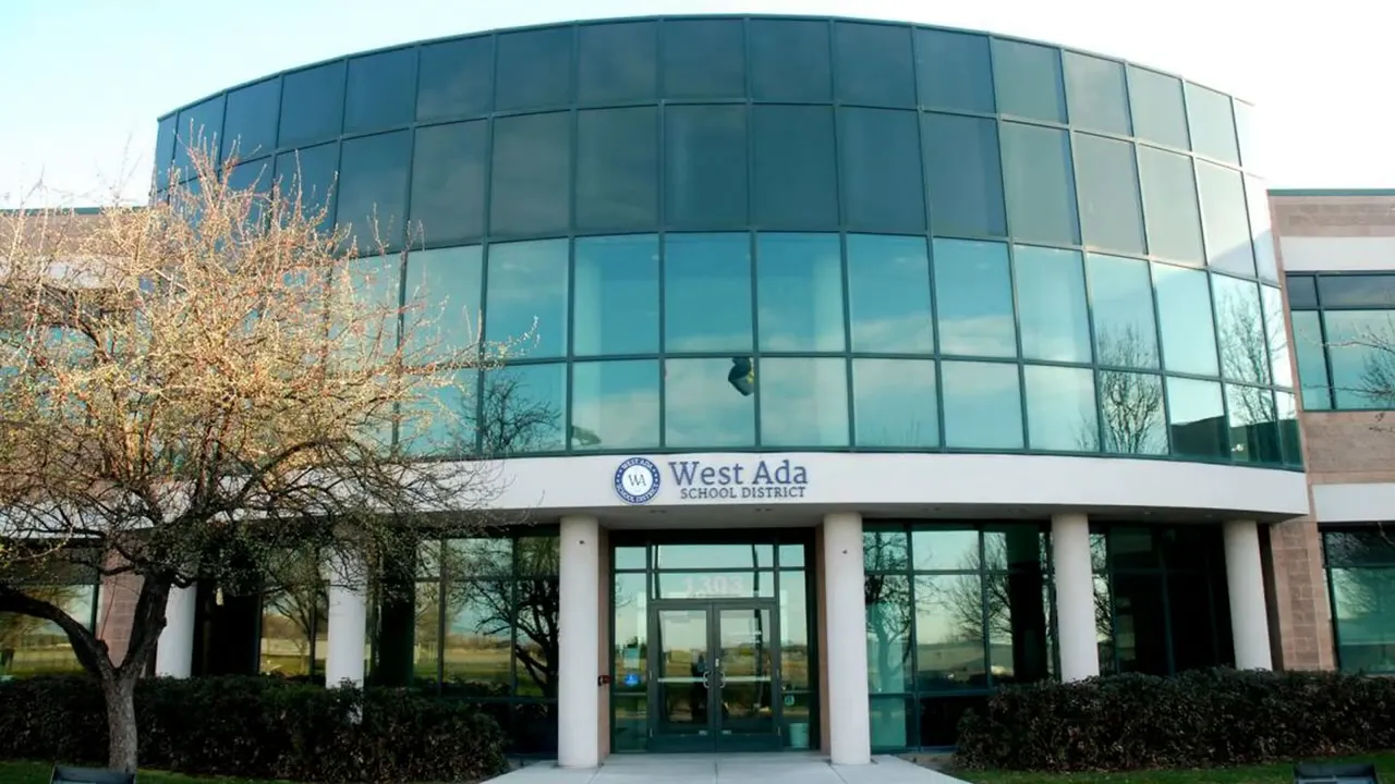 West Ada School District building facade in Meridian Idaho