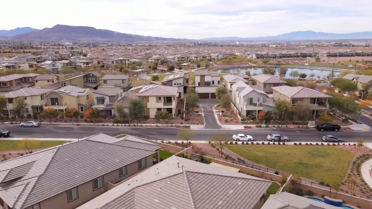 Aerial neighborhood view with text showing two hundred forty thousand to three hundred sixty thousand dollars saved over twenty years