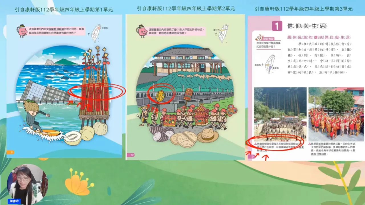 課本節慶頁面與真實祭典的差異：引導學生提問儀式的意義
