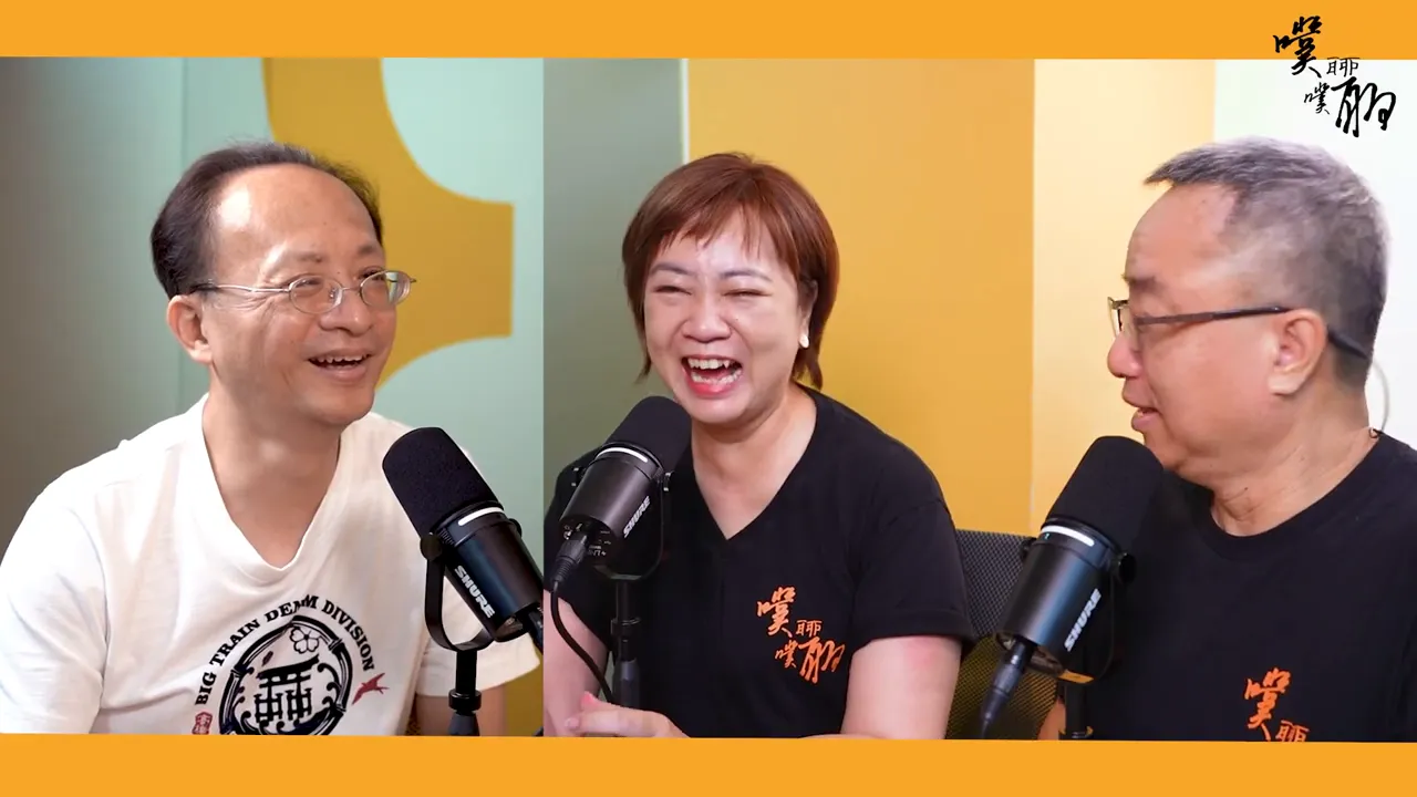 節目尾聲與阿德蝸合照