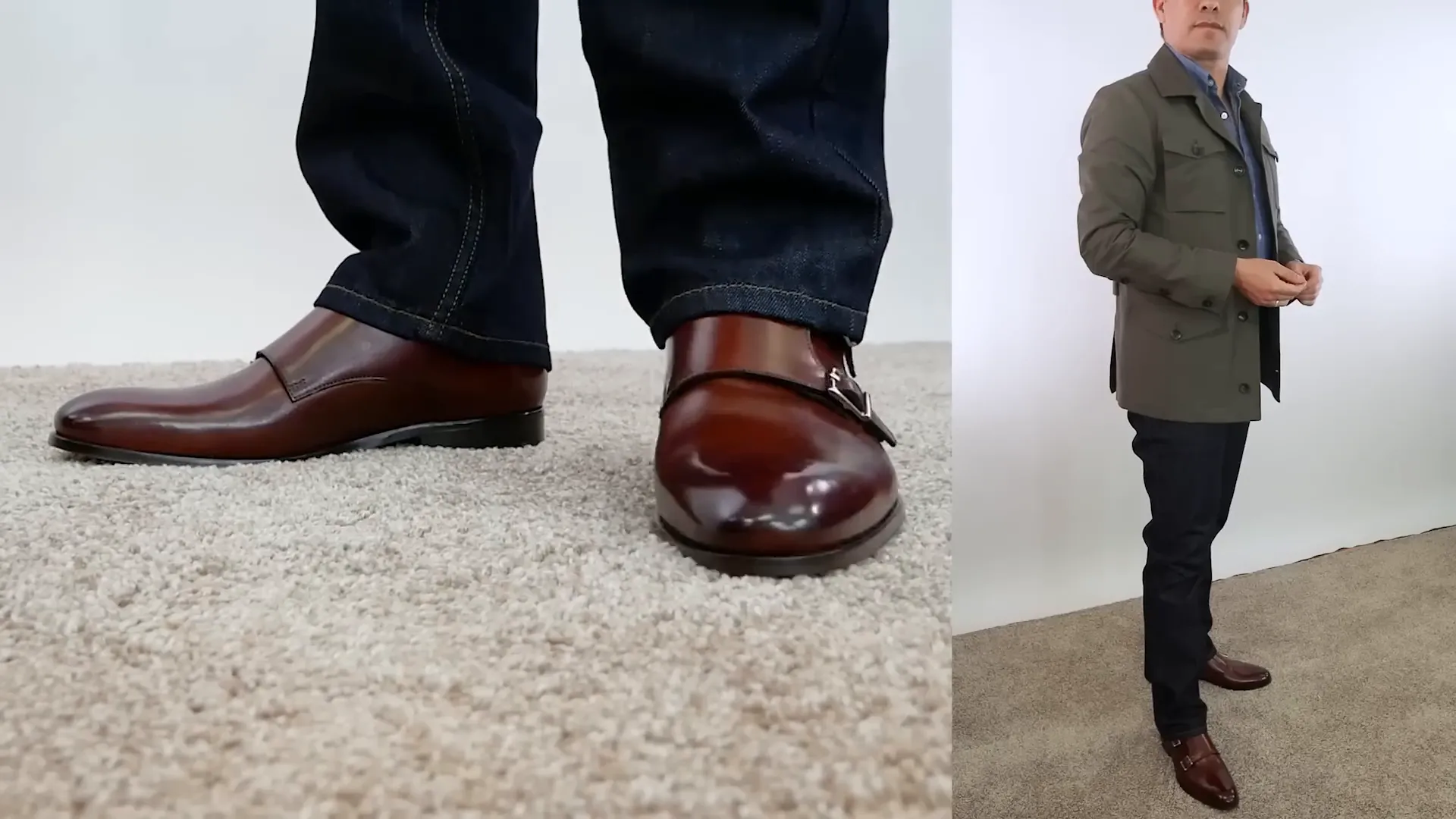 Man in stylish jeans
