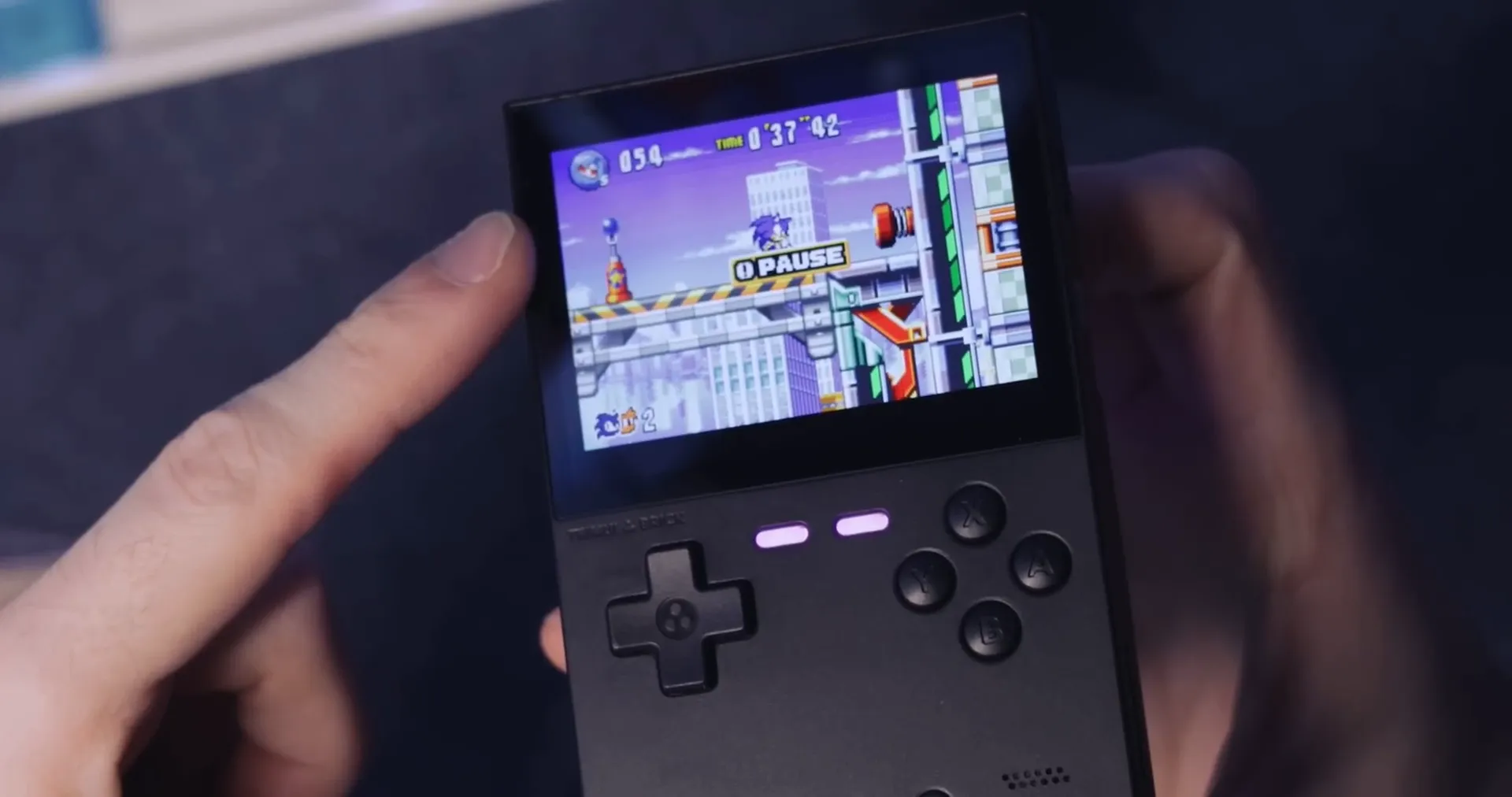 Game Boy Advance gameplay on the TrimUI BRICK